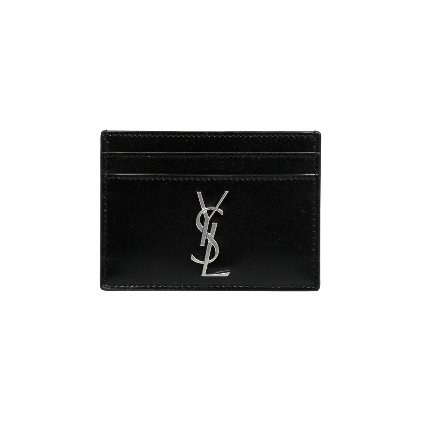 Saint Laurent Cassandre Logo Plaque Cardholder