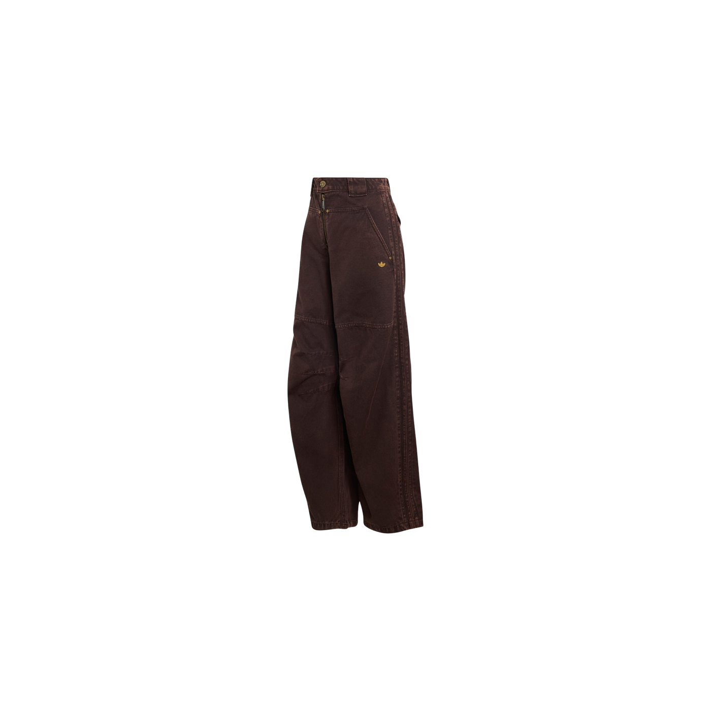 Adidas Canvas Loose Pants Aurora Coffee