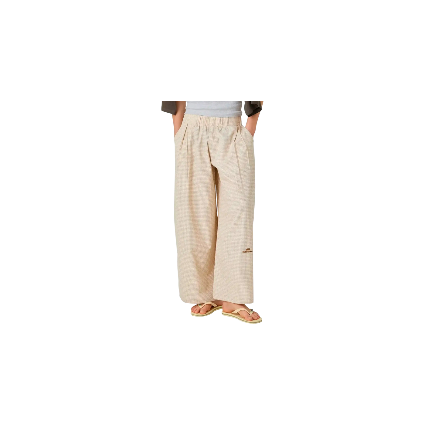 Eme Studios AGL Cream Wide Pants