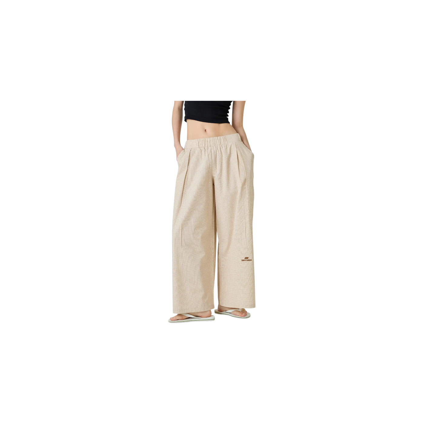 Eme Studios AGL Cream Wide Pants