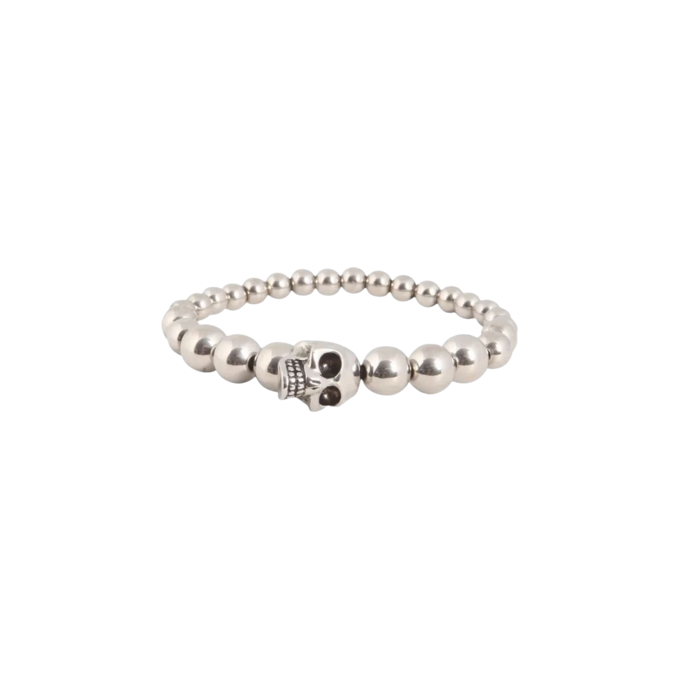 Pulsera Alexander Mcqueen Skull Beaded Embellished Bracelet