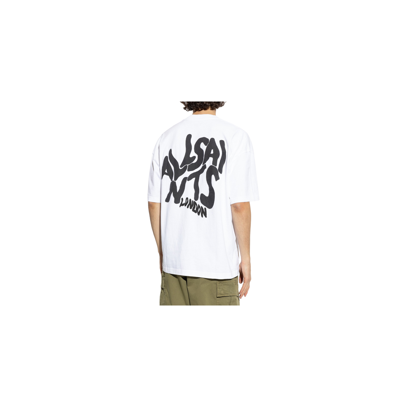 Allsaints Logo Printed Crewneck T-Shirt