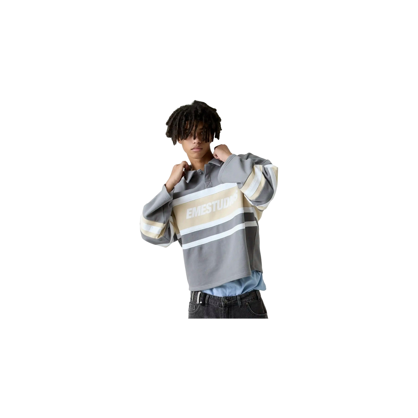 Eme Studios Bachatas Birch Polo Crewneck