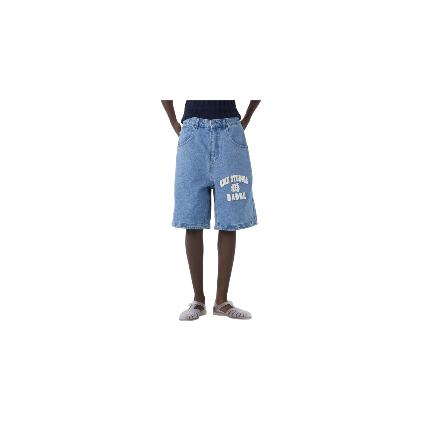 Eme Studios Badge Blue Jorts