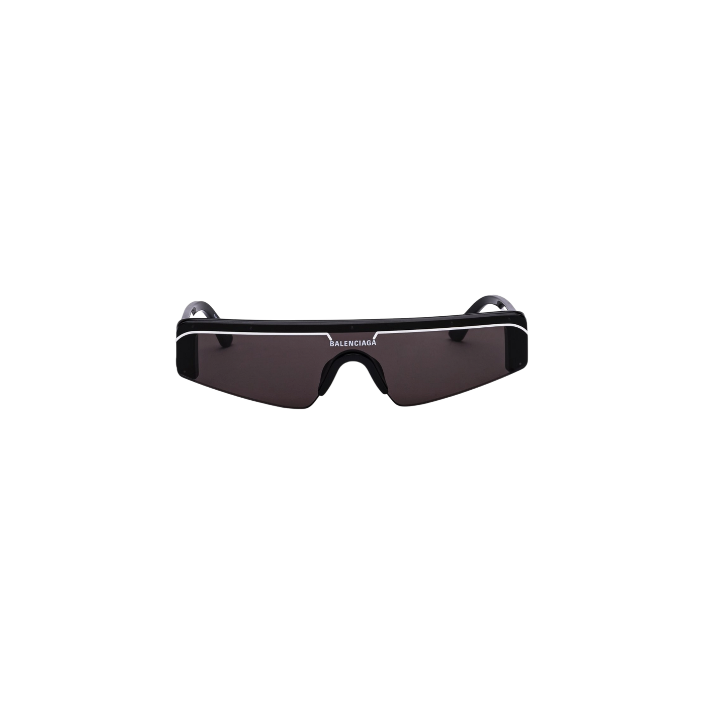 Balenciaga Eyewear Ski Rectangular-Frame Tinted Sunglasses