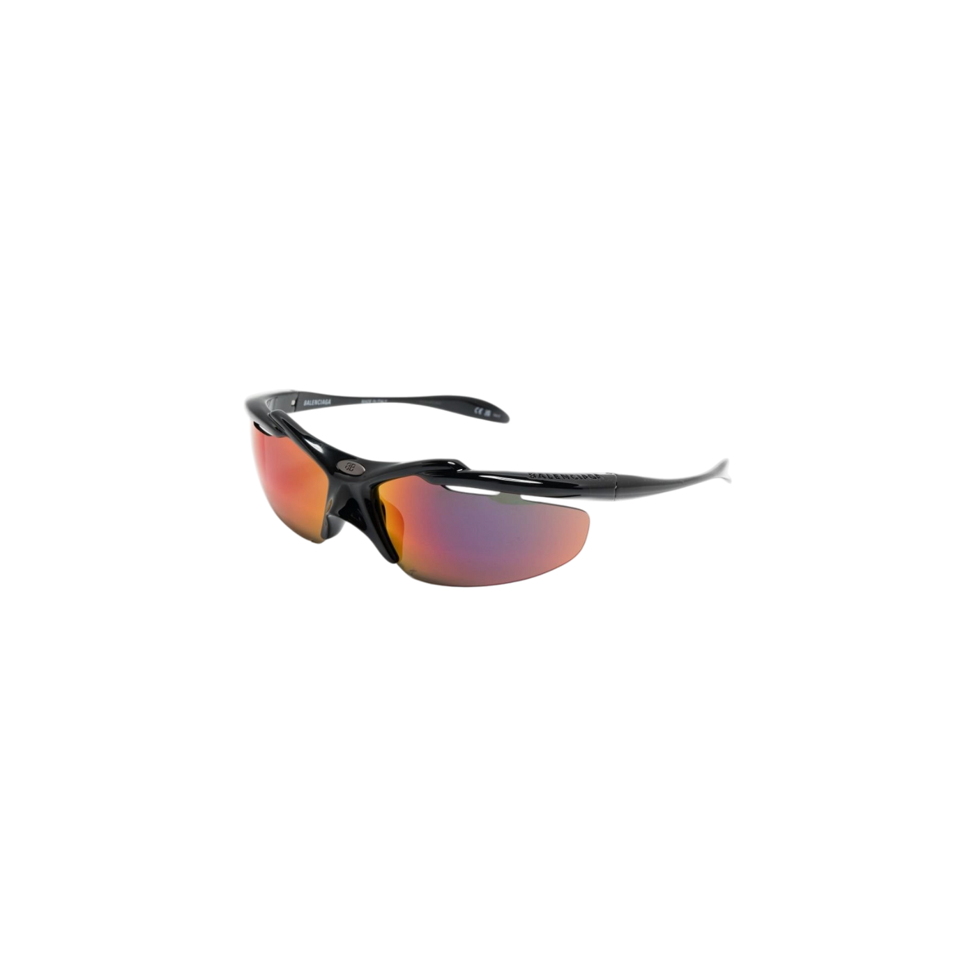 Balenciaga Eyewear Wrap-Around Frame Sunglasses