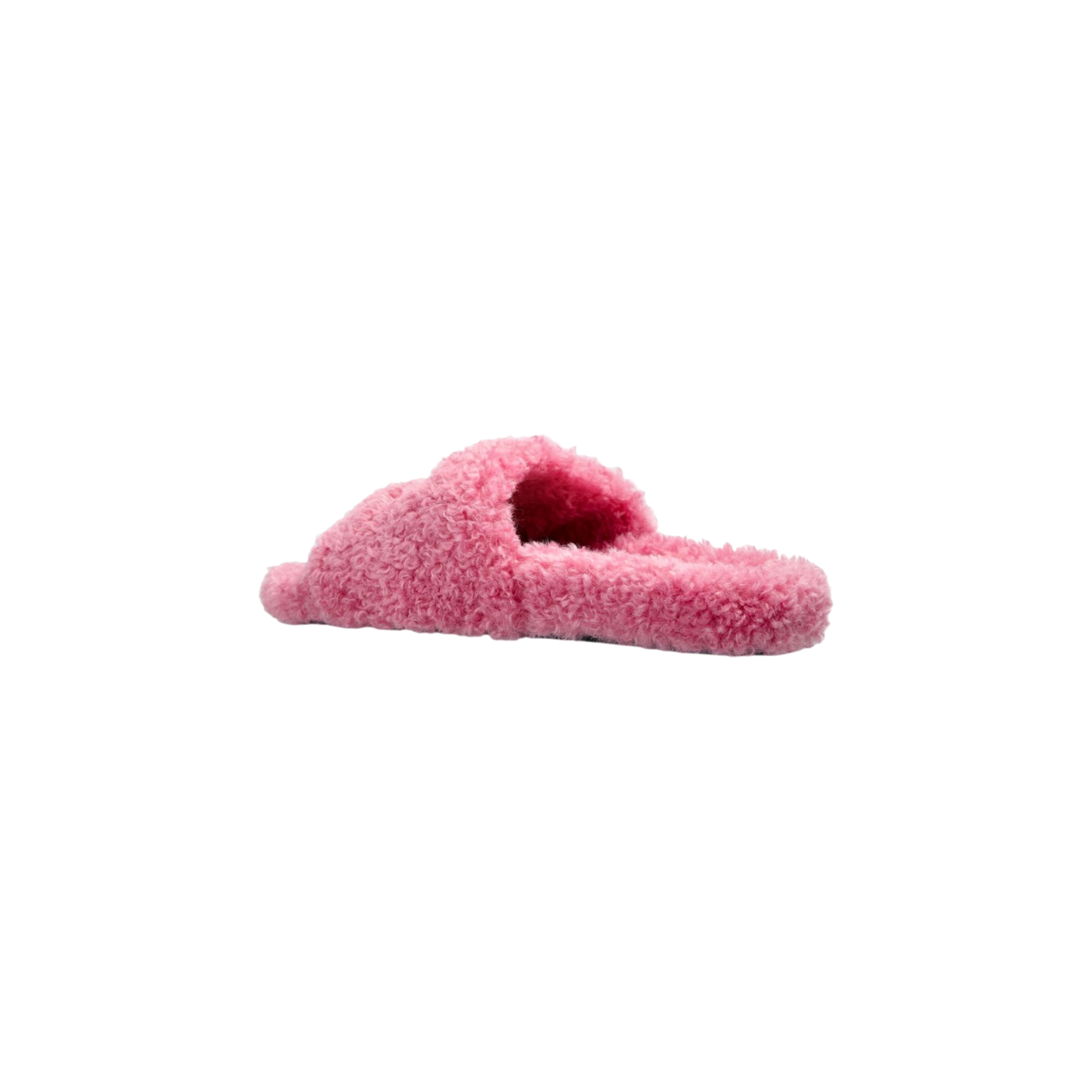 Balenciaga Furry Logo Embroidered Sandals