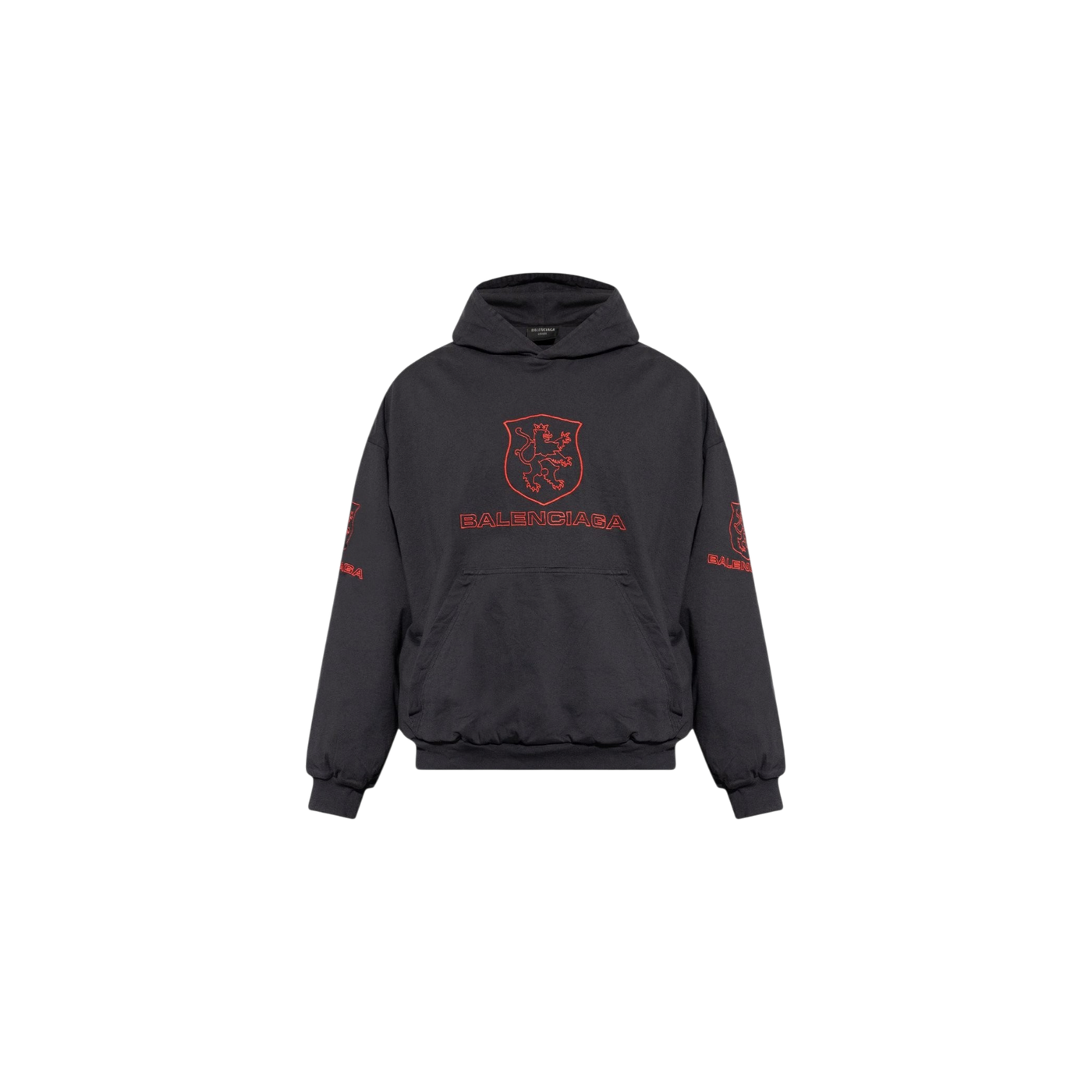 Balenciaga Logo Embroidered Hoodie
