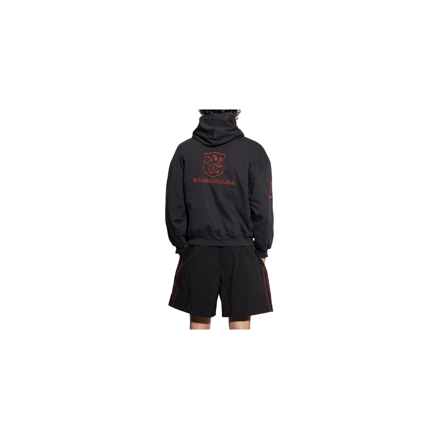 Balenciaga Logo Embroidered Hoodie