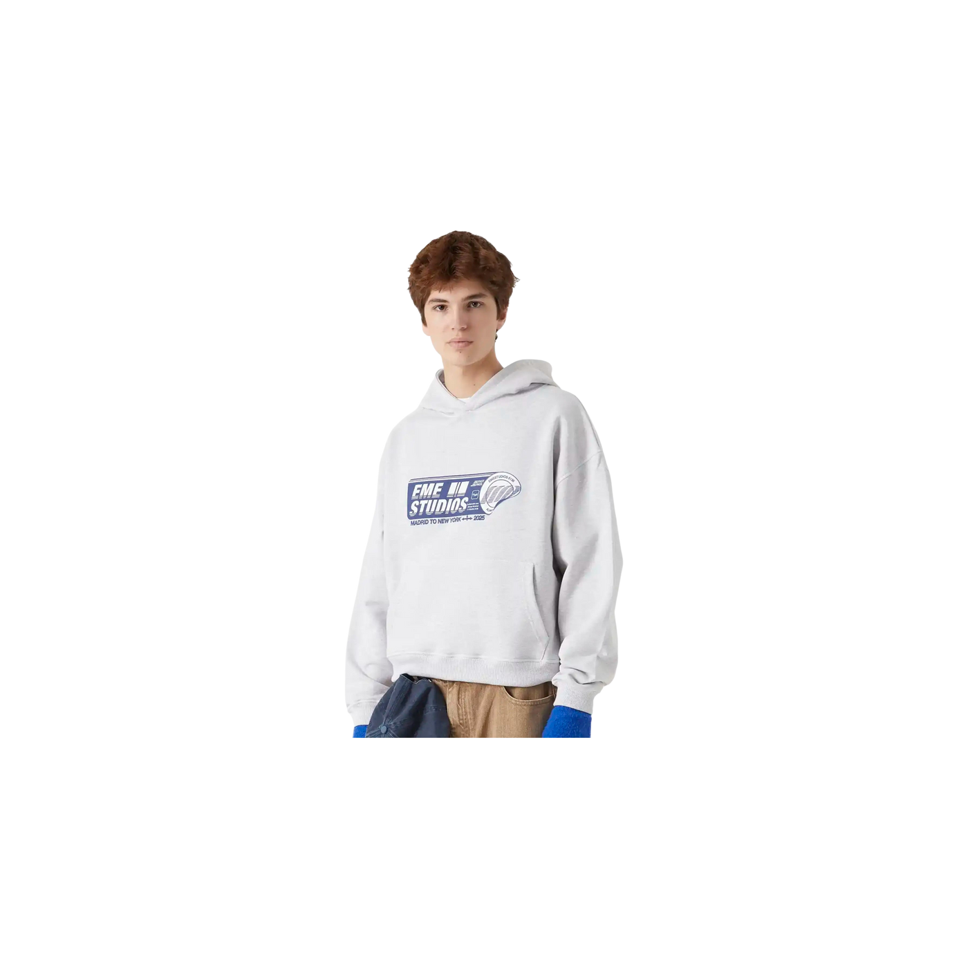 Eme Studios Boarding Pass Heather Grey Hoodie