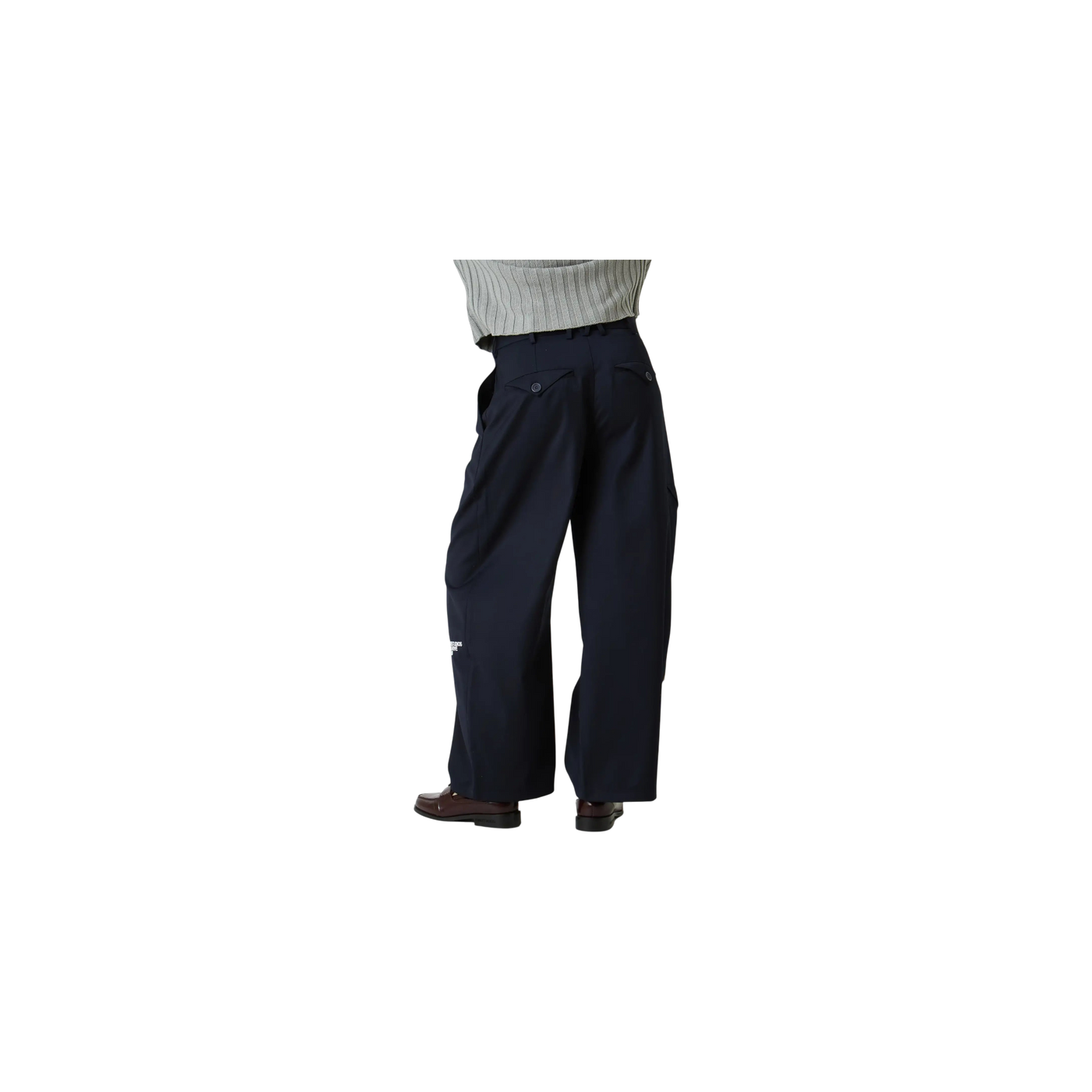 Eme Studios Borca Navy Tailored Pants