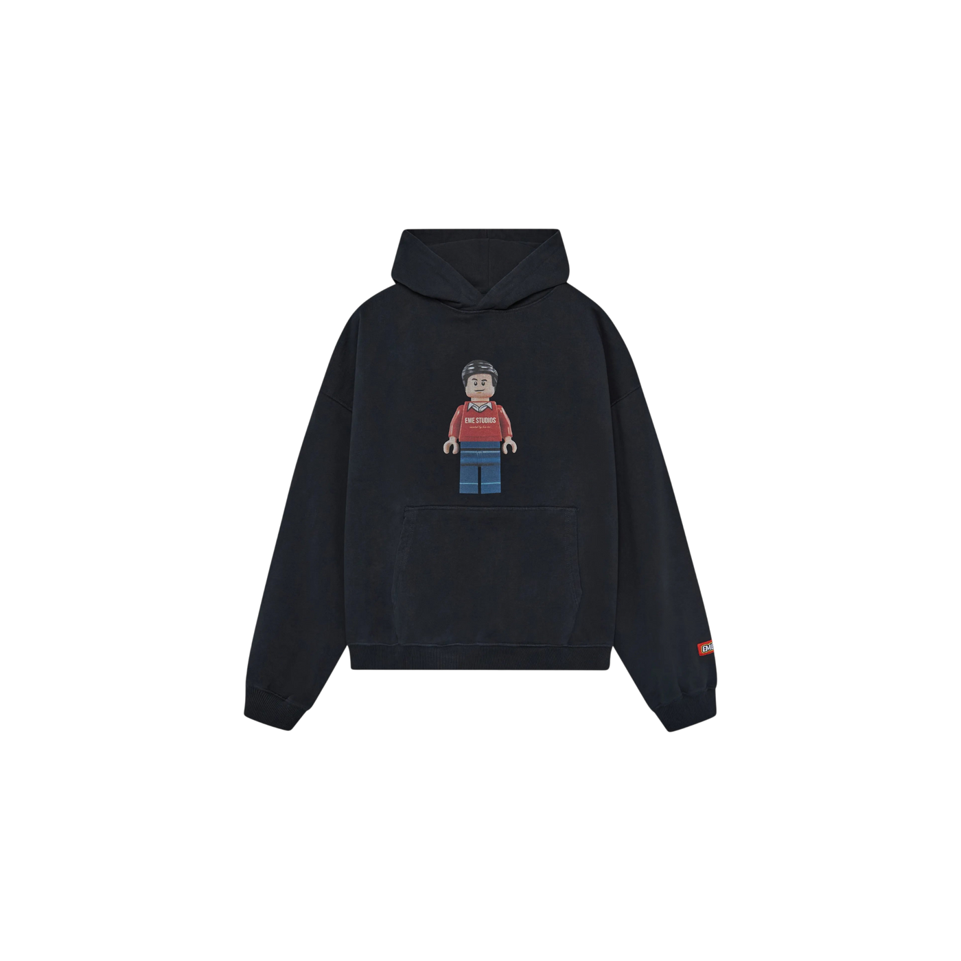 Eme Studios Brick Navy Oversized Hoodie
