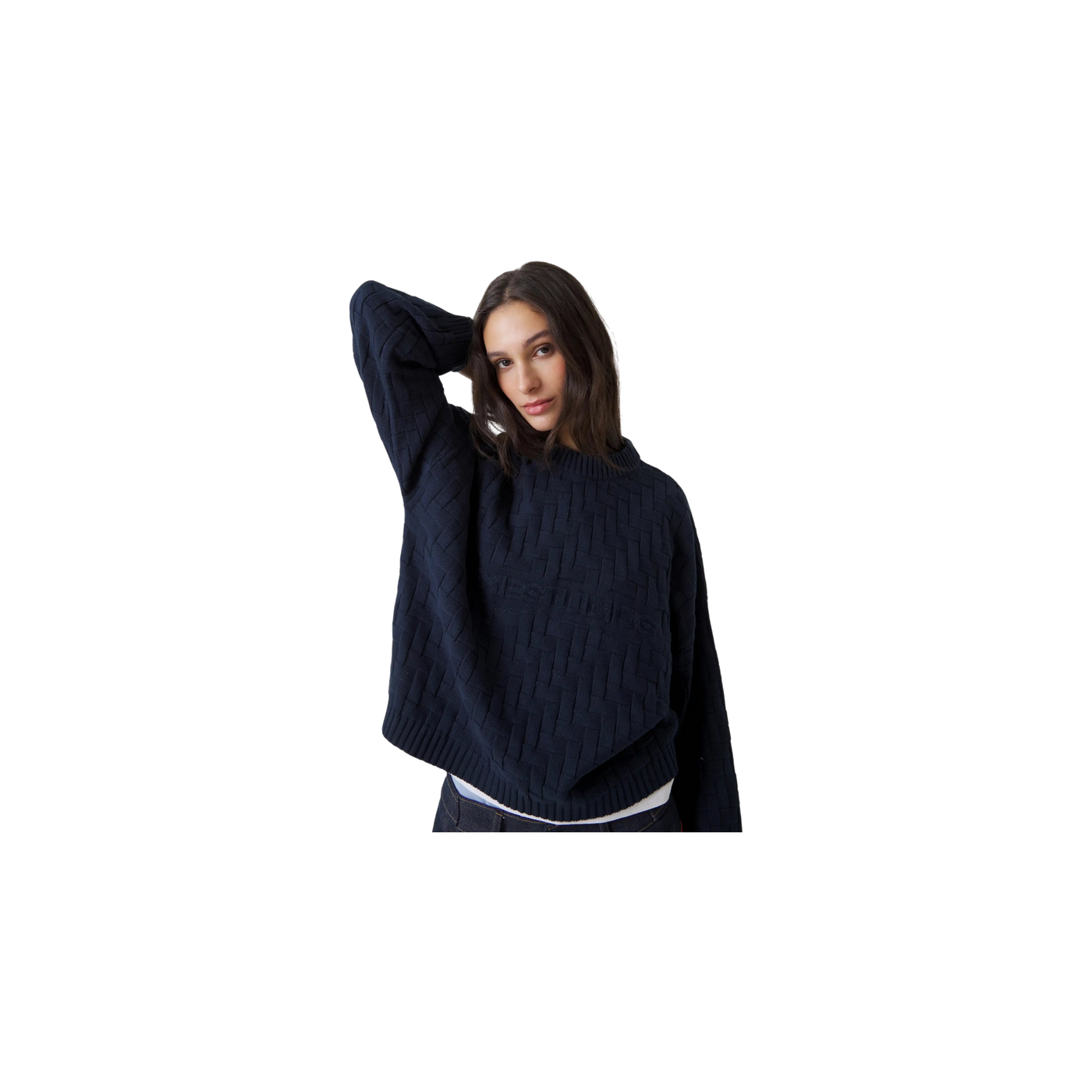 Eme Studios Brick Night Sky Knit Sweater