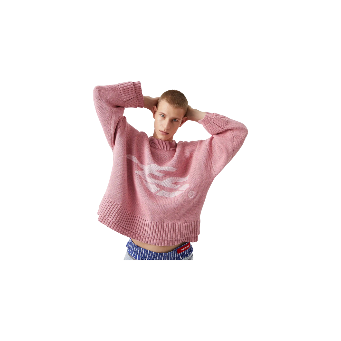 Eme Studios Bryss Panther Knit Sweater