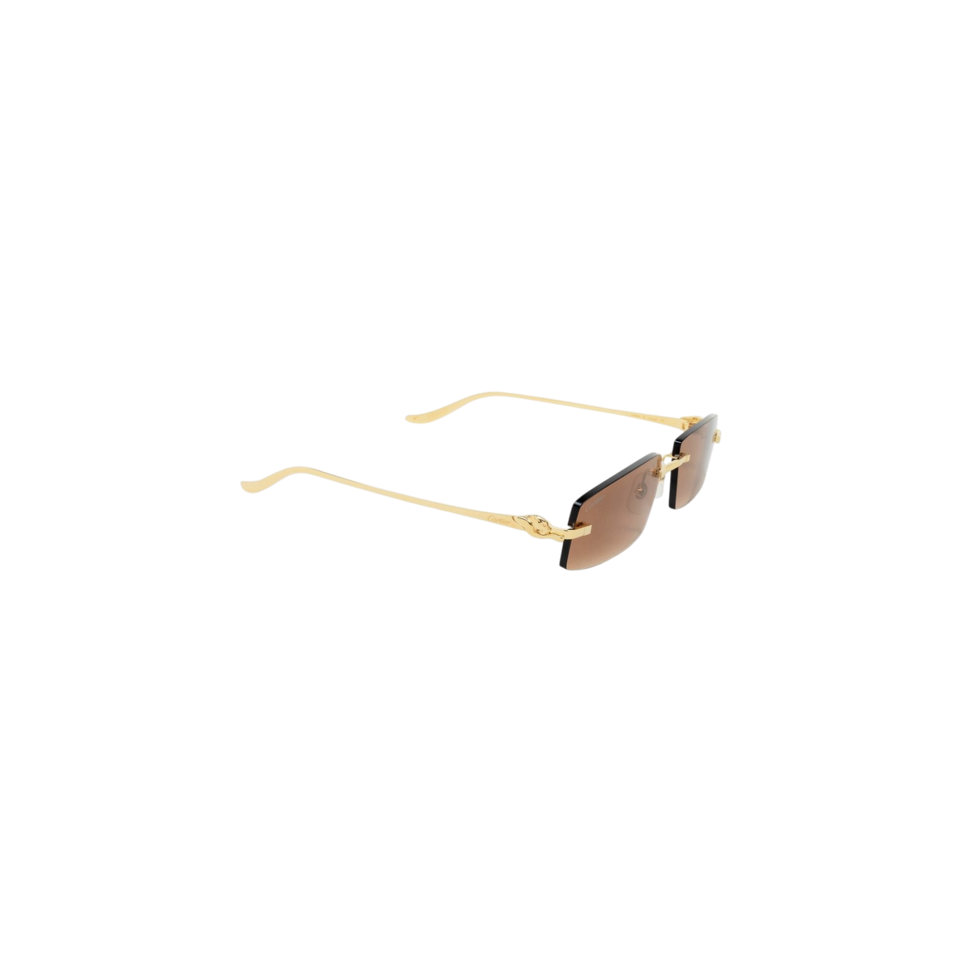 Cartier Eyewear Rectangle-Frame Sunglasses