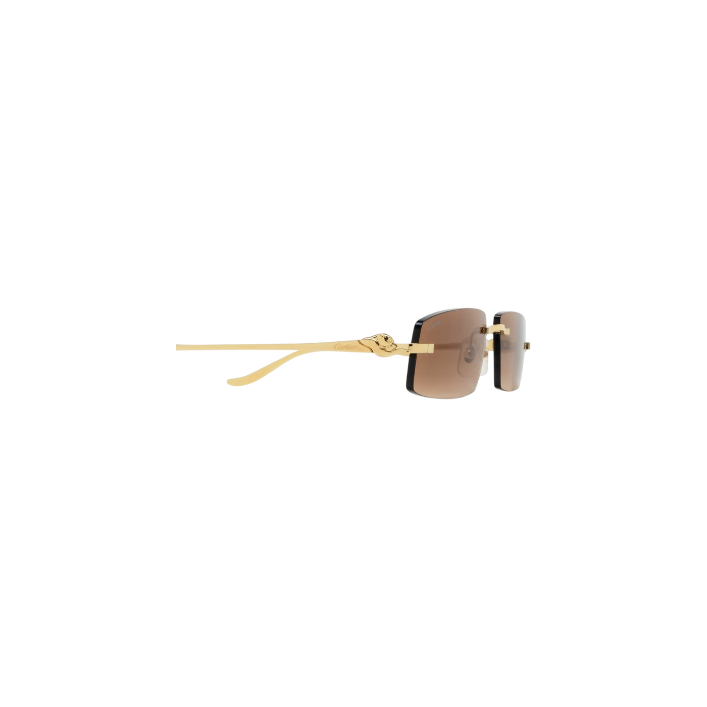 Cartier Eyewear Rectangle-Frame Sunglasses