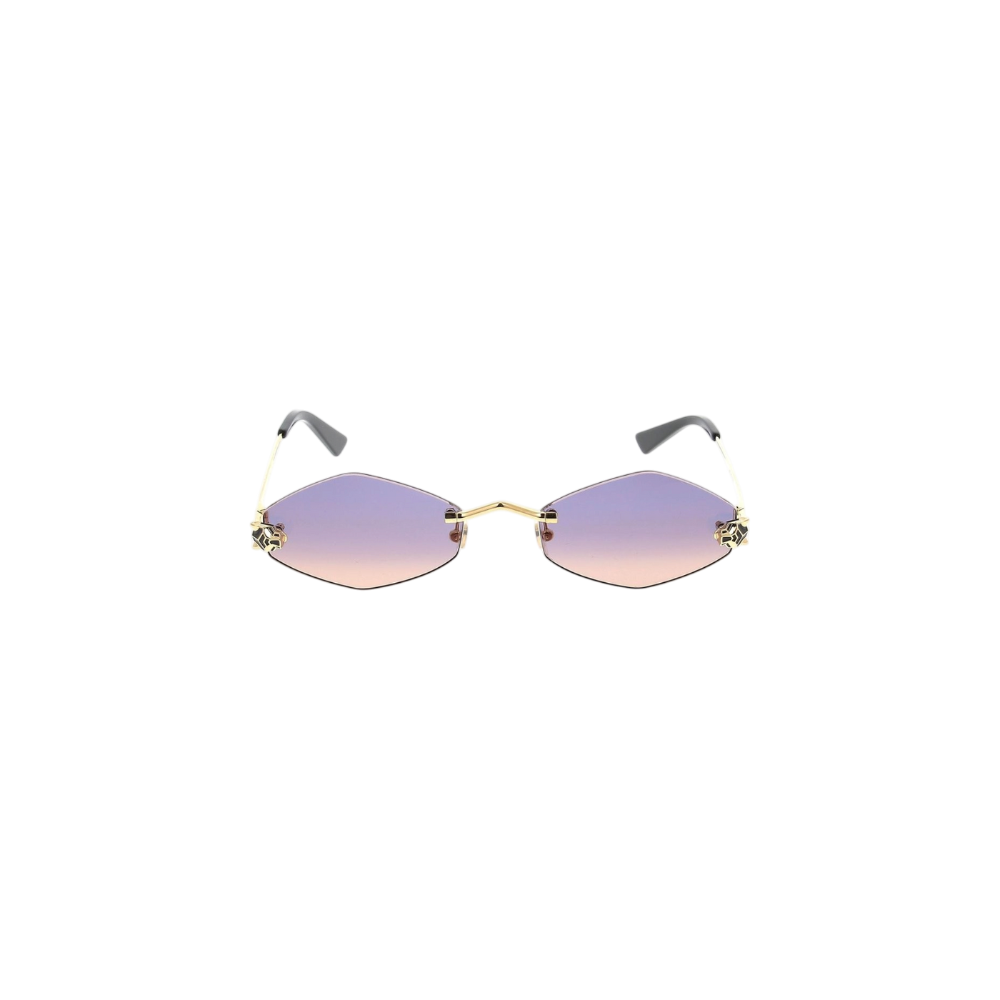 Cartier Geometric Frame Sunglasses