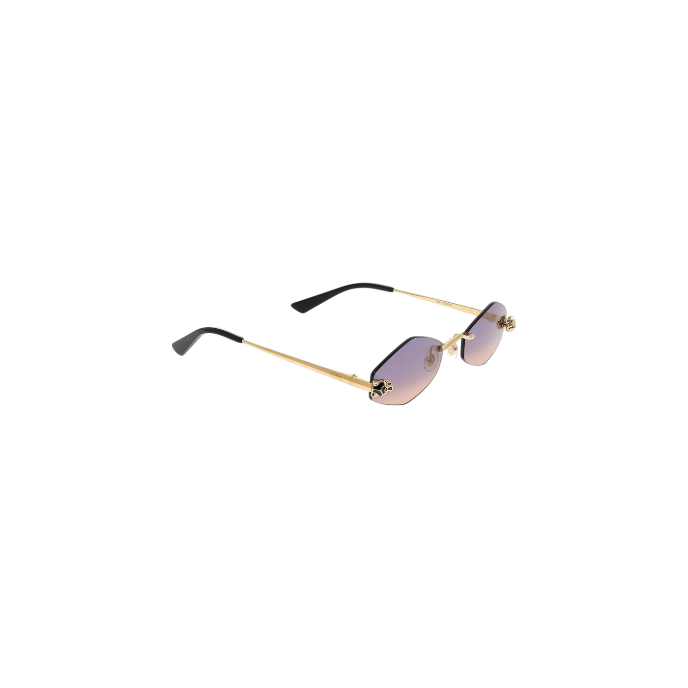 Cartier Geometric Frame Sunglasses