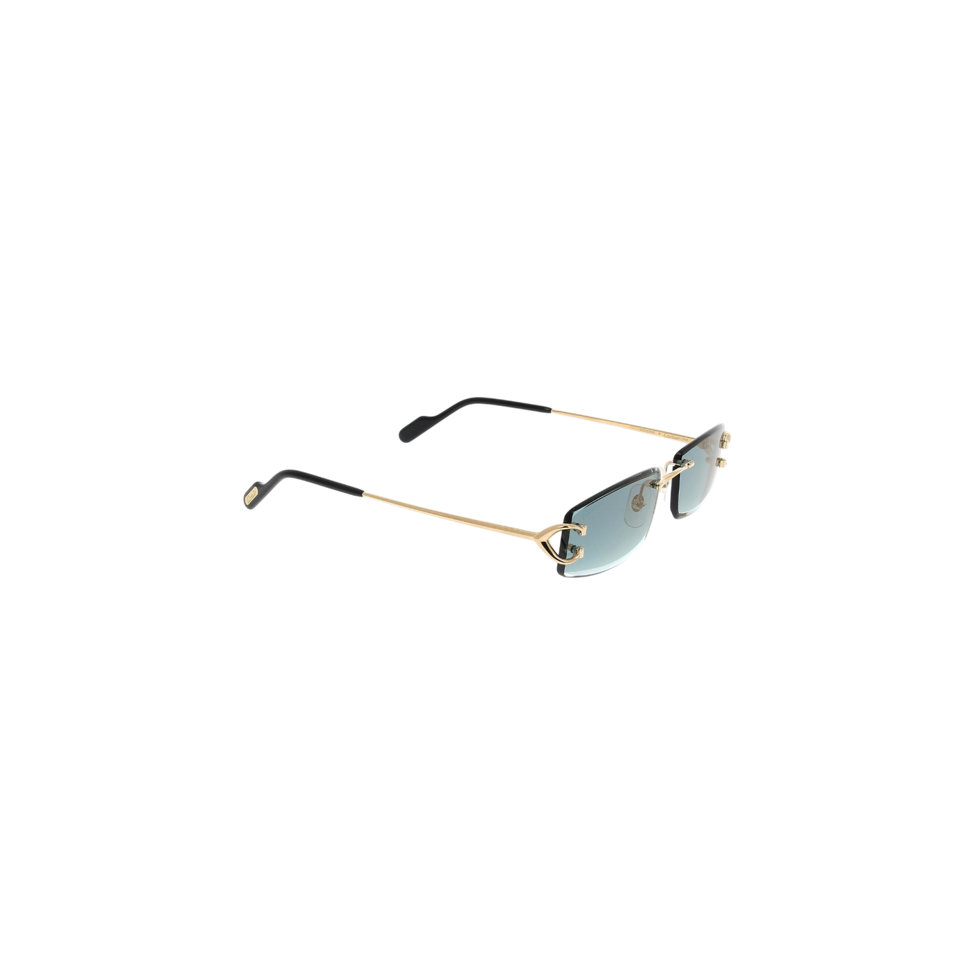 Cartier Rectangular Frame Sunglasses