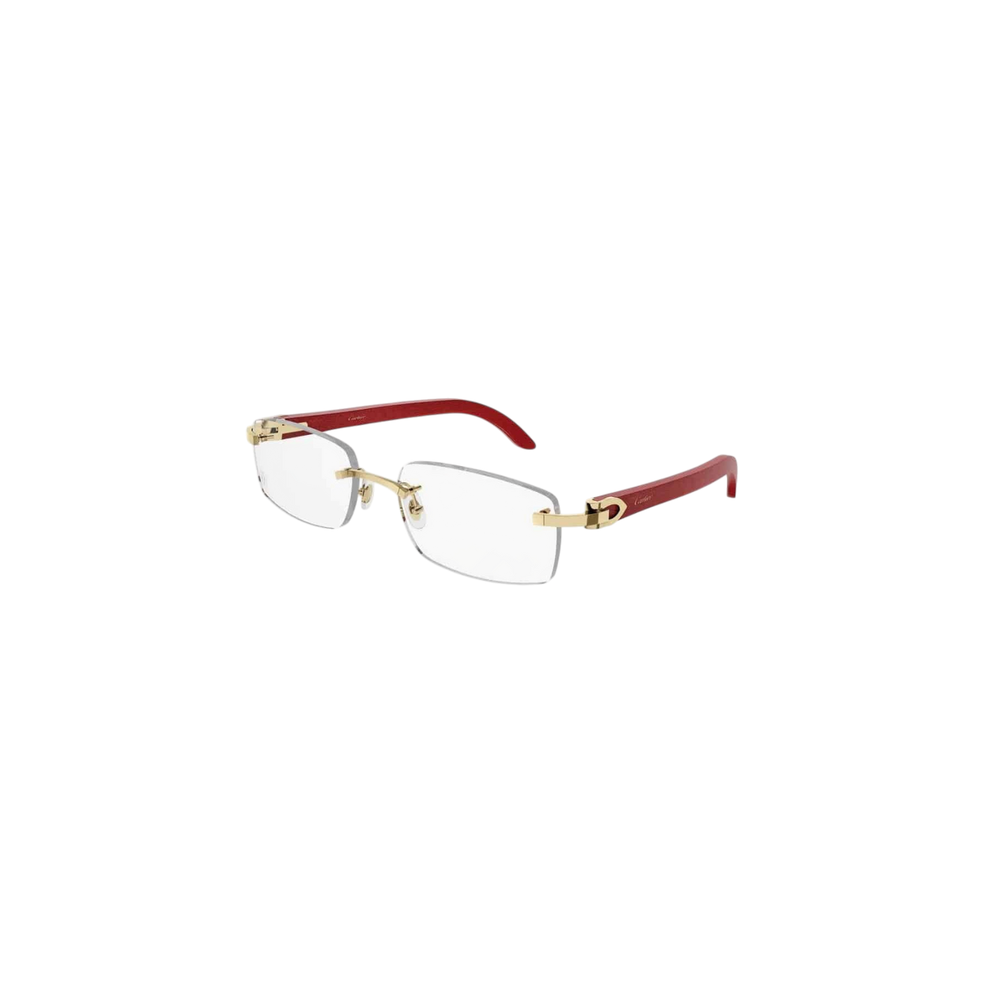 Cartier Rimless Rectangular Glasses