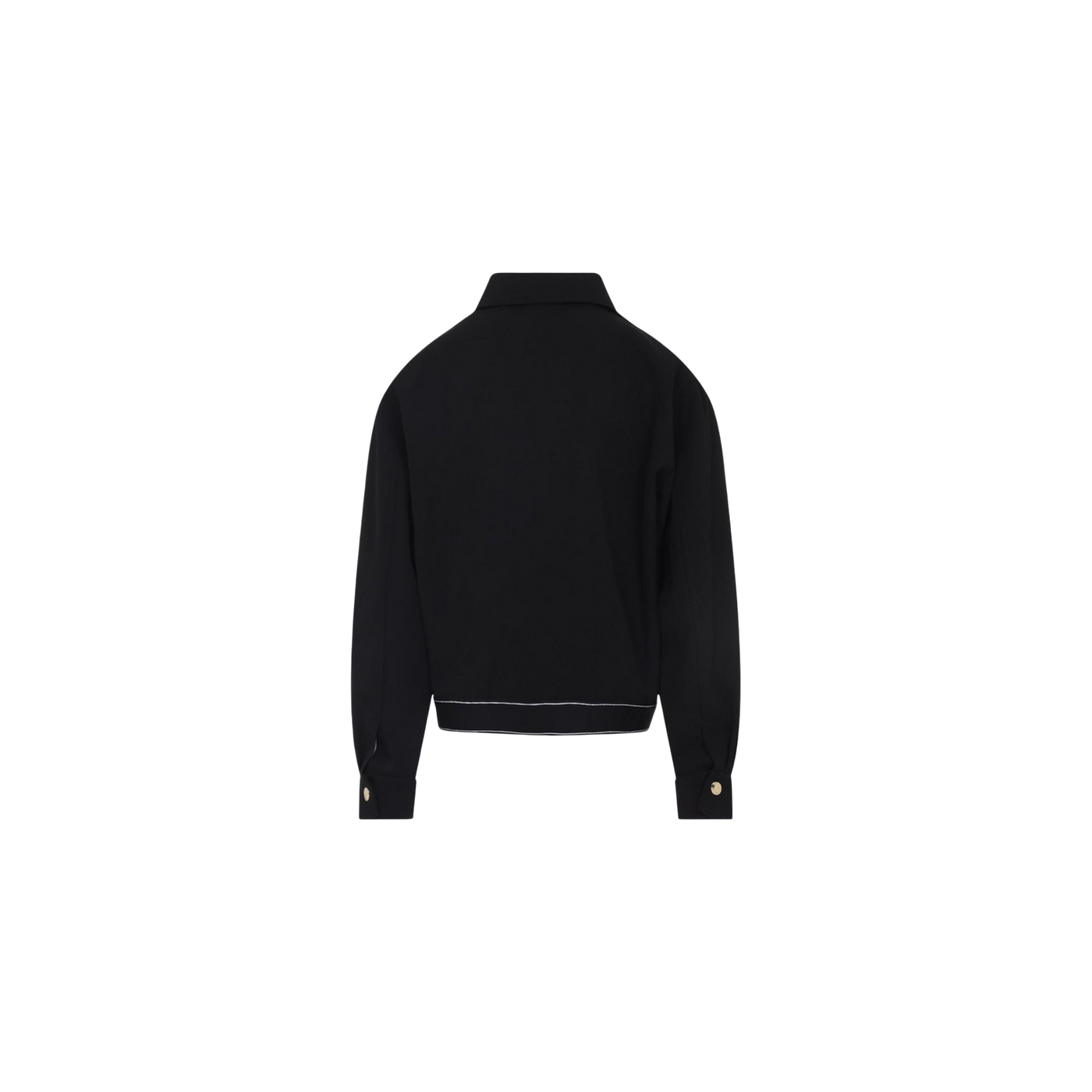 Casablanca Logo Detailed Zip-Up Jacket