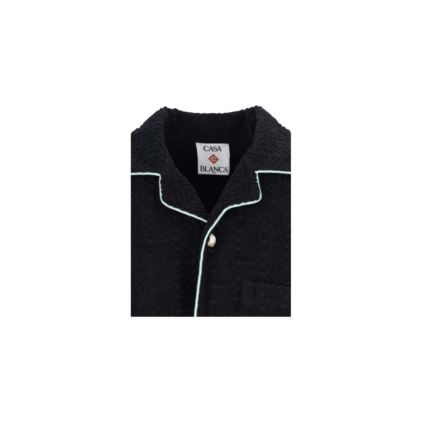Casablanca Short-Sleeved Towelling Shirt