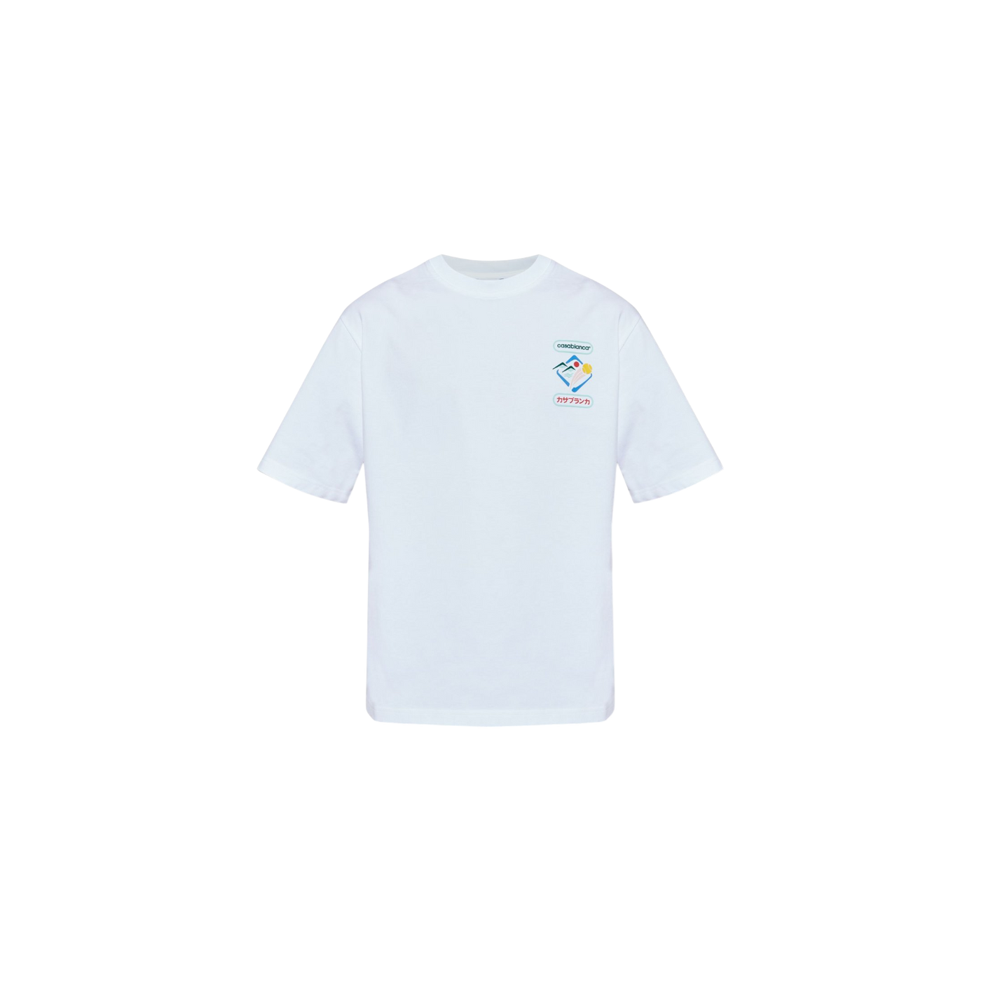 Casablanca Logo Printed Crewneck T-Shirt
