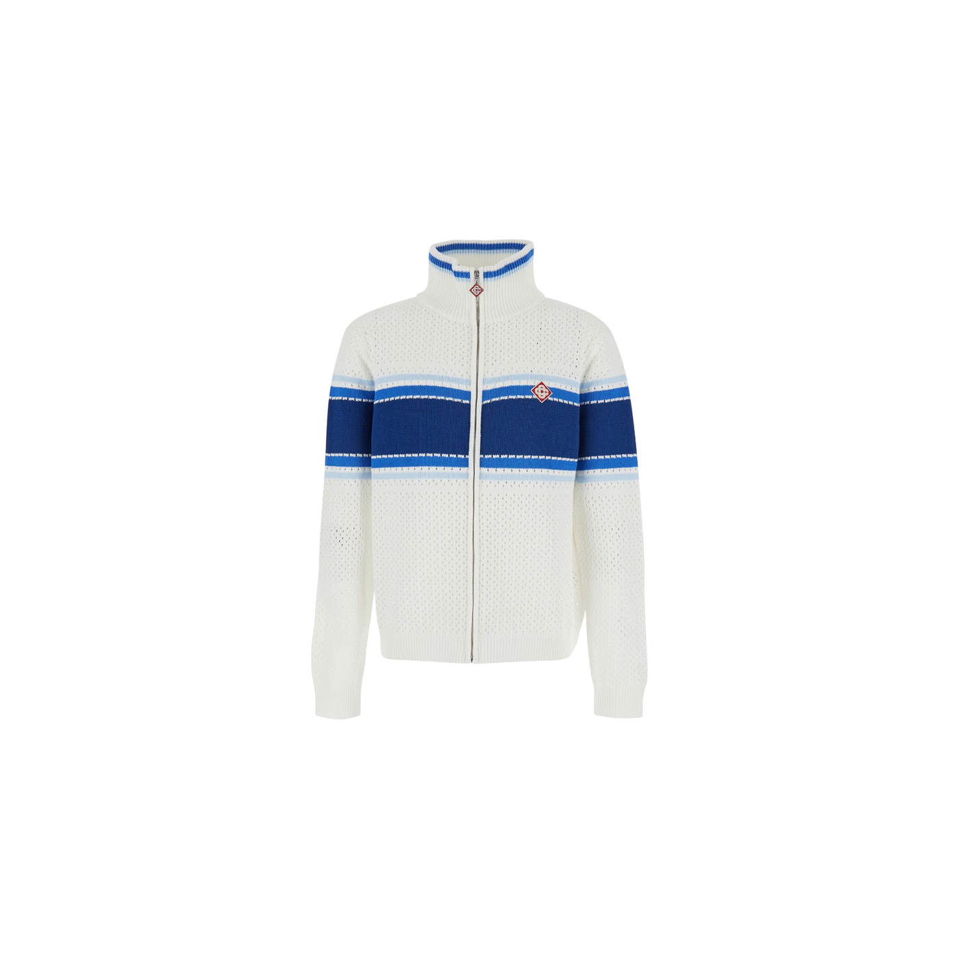 Casablanca Mesh Stripe Knitted Jacket