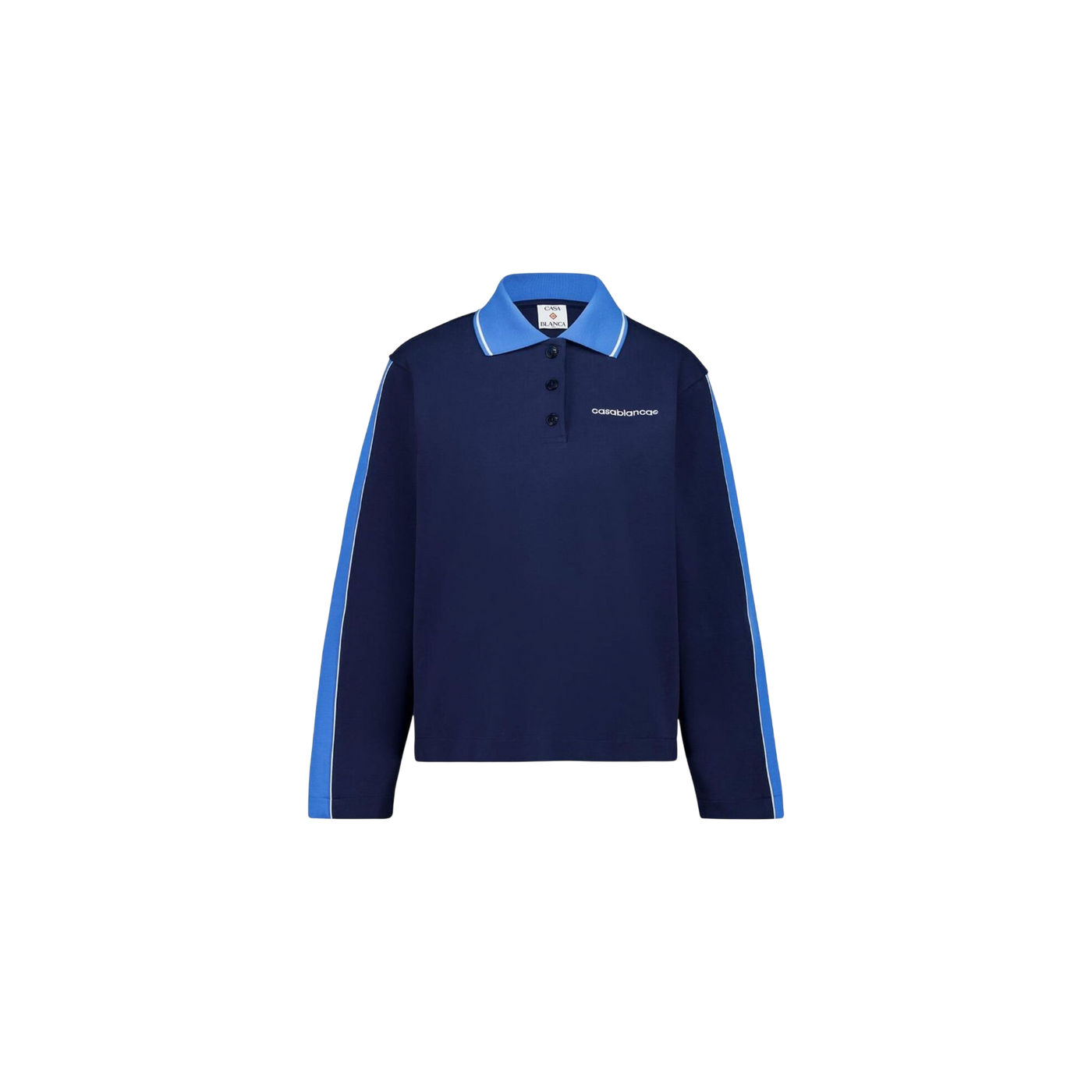 Casablanca Punto Polo Collared Sweatshirt