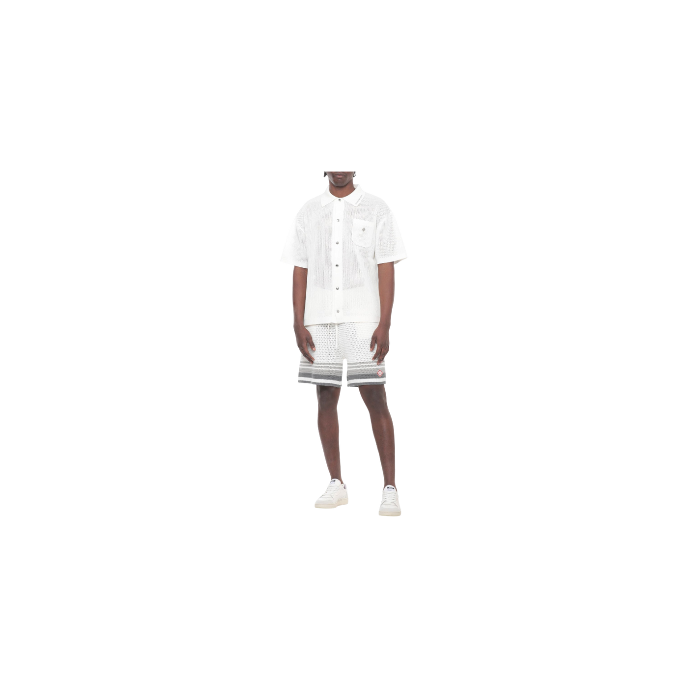 Casablanca Short Sleeved Mesh Shirt