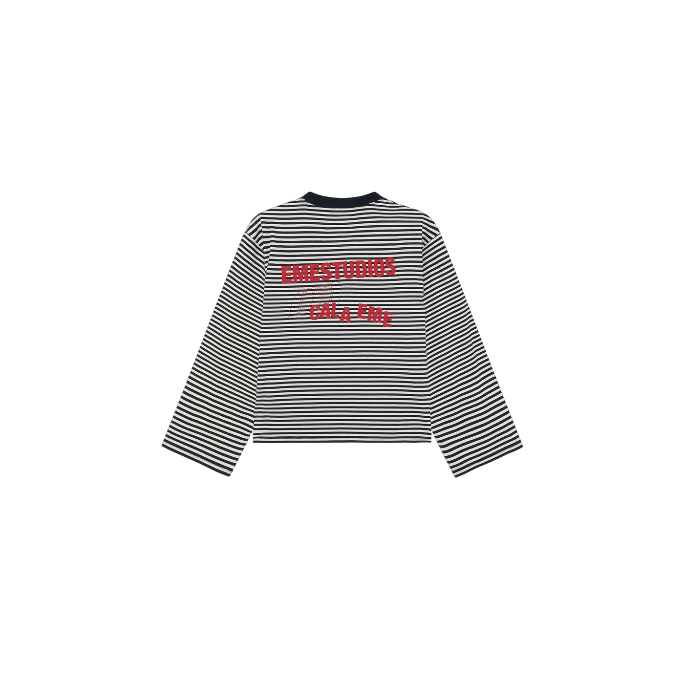 Eme Studios Cedar Navy Striped Long Sleeve