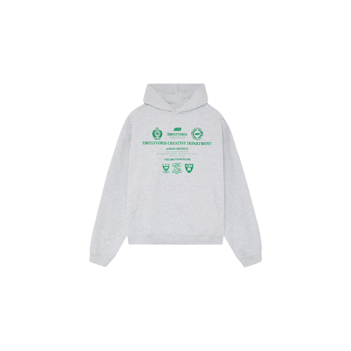 Eme Studios Chancellor Grey Oversized Hoodie