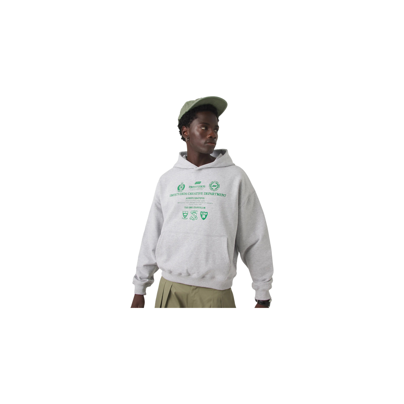 Eme Studios Chancellor Grey Oversized Hoodie
