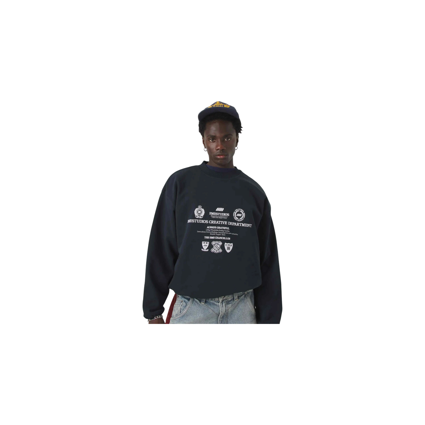 Eme Studios Chancellor Night Sky Oversized Crewneck