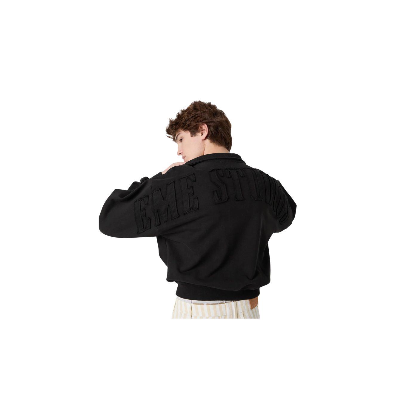Eme Studios Chesnut Shadow Polo Crewneck