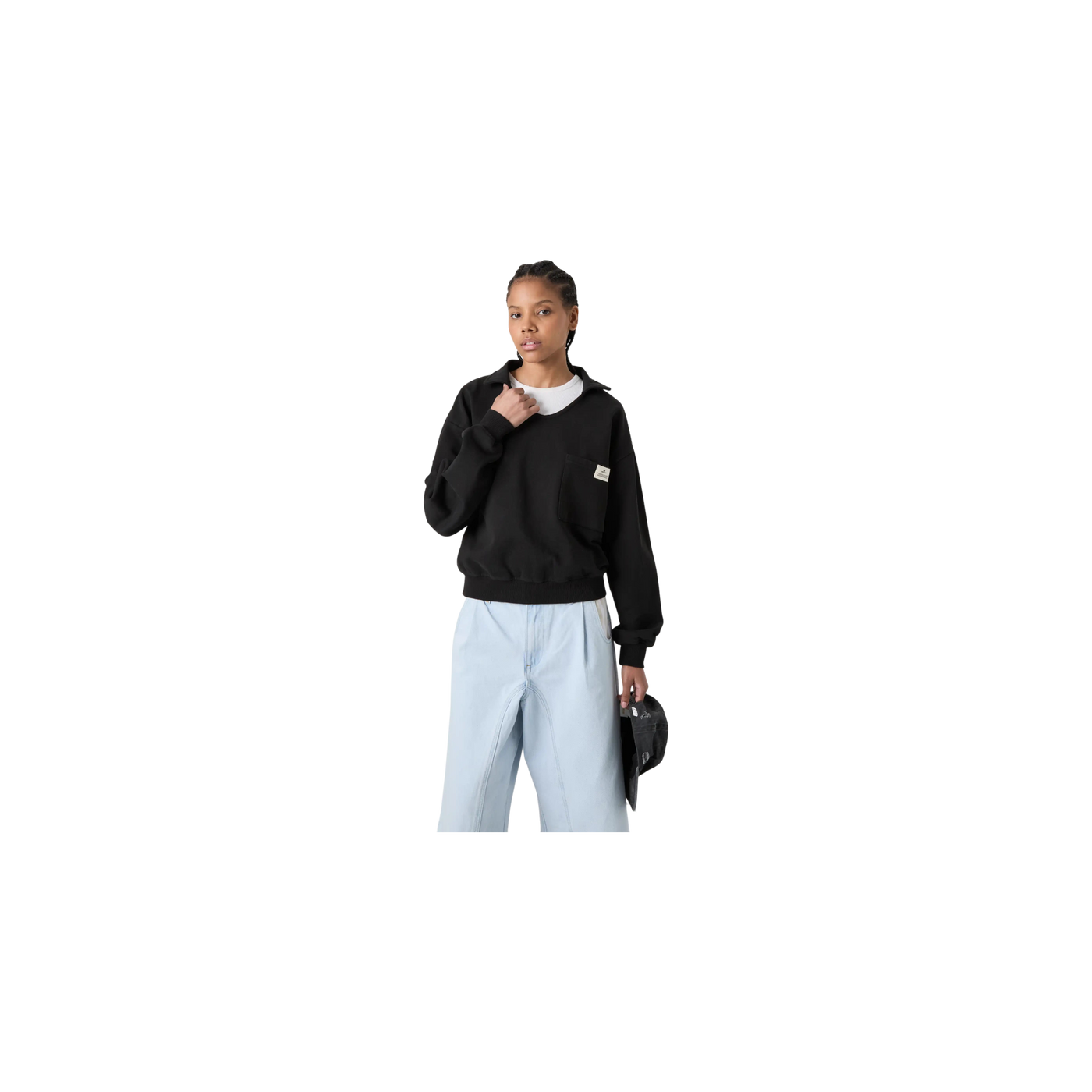 Eme Studios Chesnut Shadow Polo Crewneck