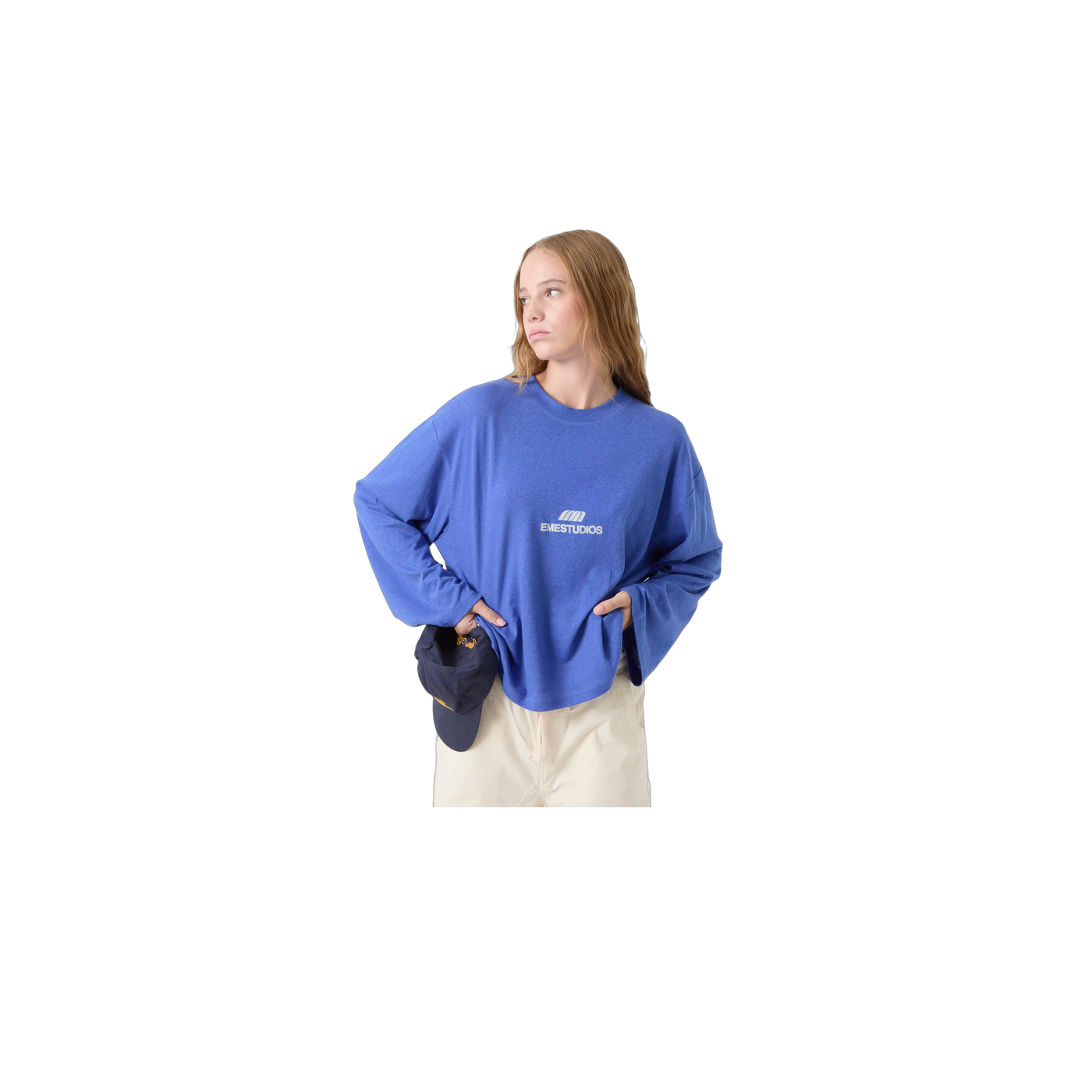 Remera Manga Larga Eme Studios Cotten Sodalite