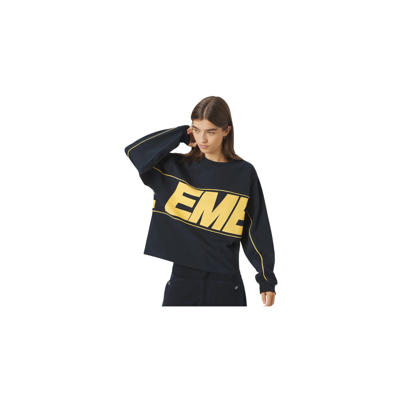 Eme Studios Crossline Navy Long Sleeve