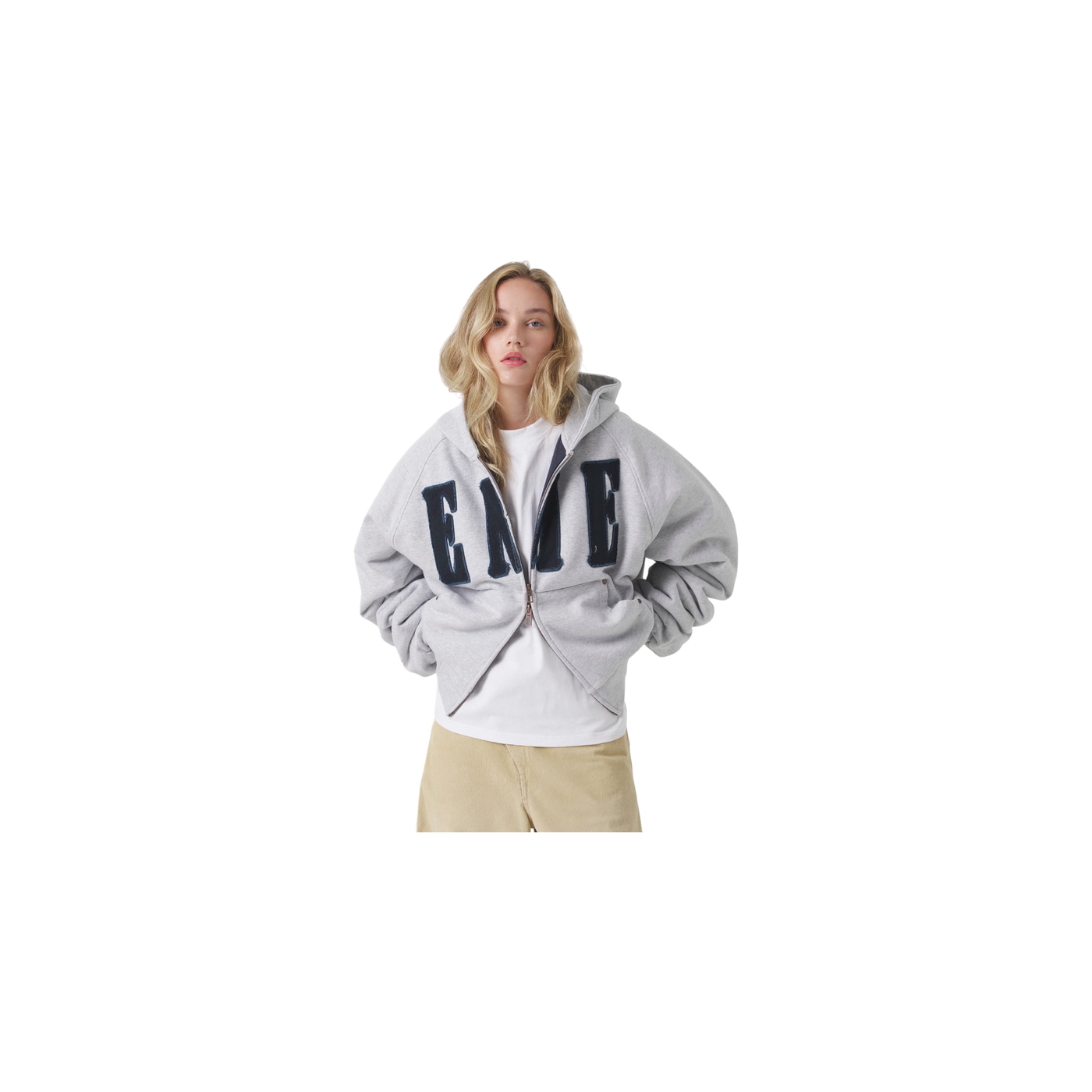 Eme Studios Desire Heather Grey Full Zip