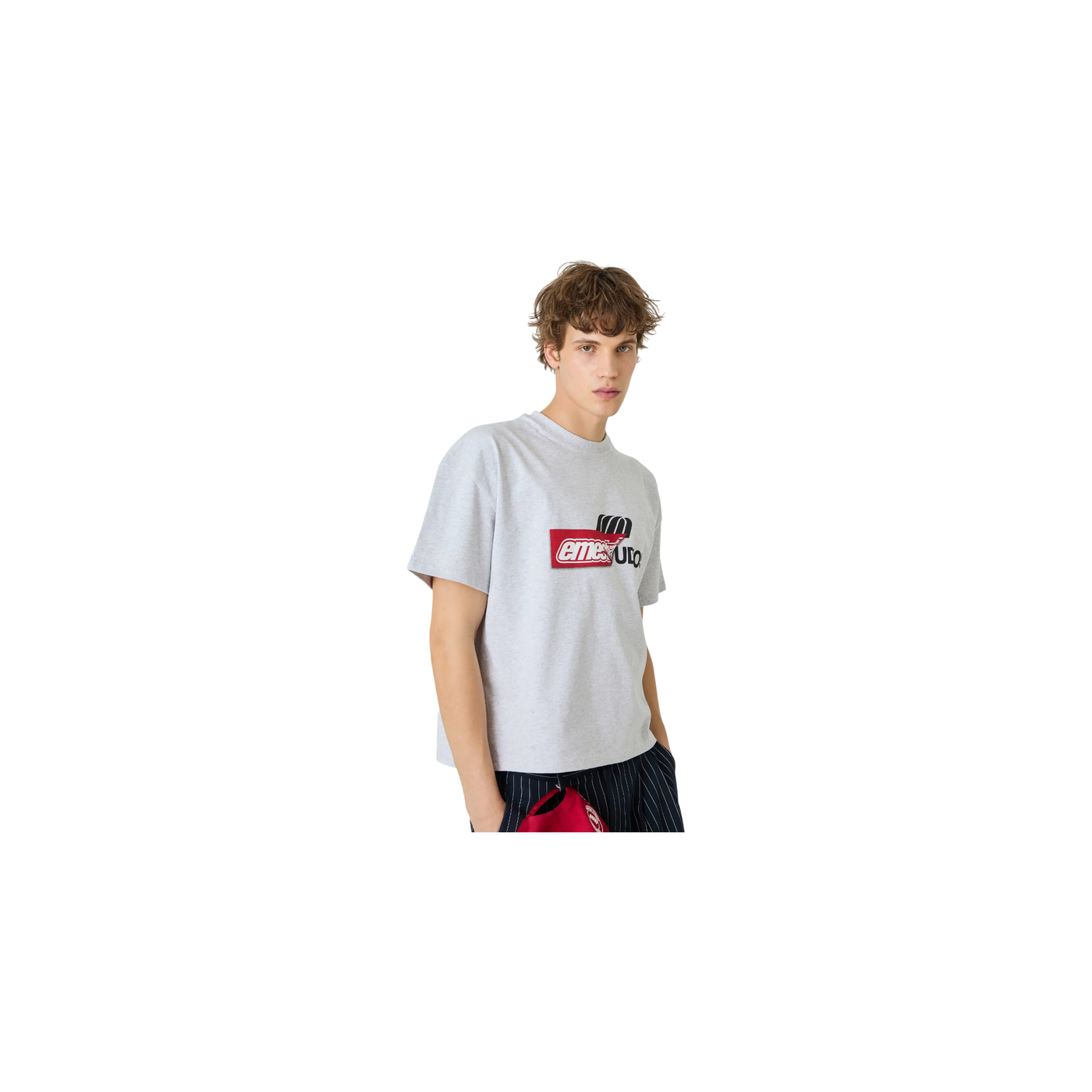 Eme Studios Despiece Heather Grey Oversized T-Shirt