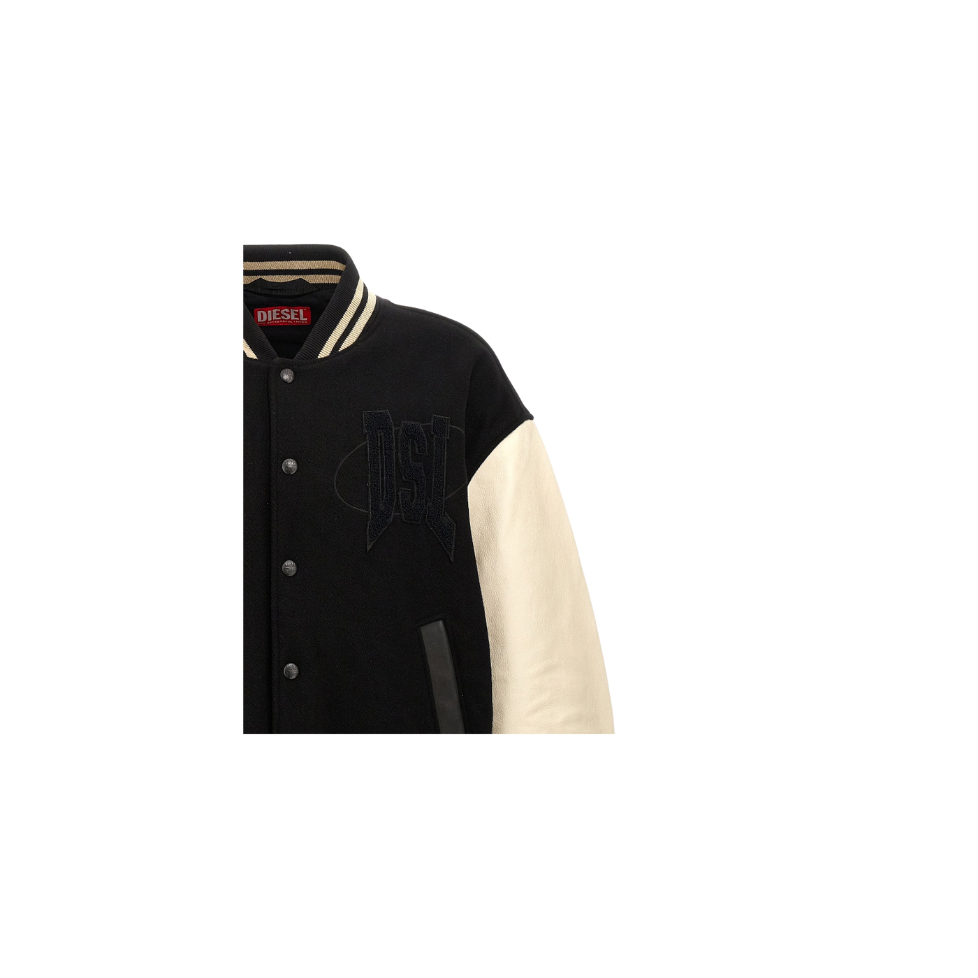 Diesel L-Nyman Panelled Bomber Jacket