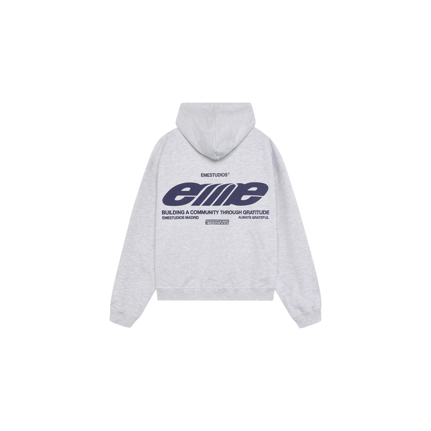Eme Studios DNA Heather Grey Oversized Hoodie