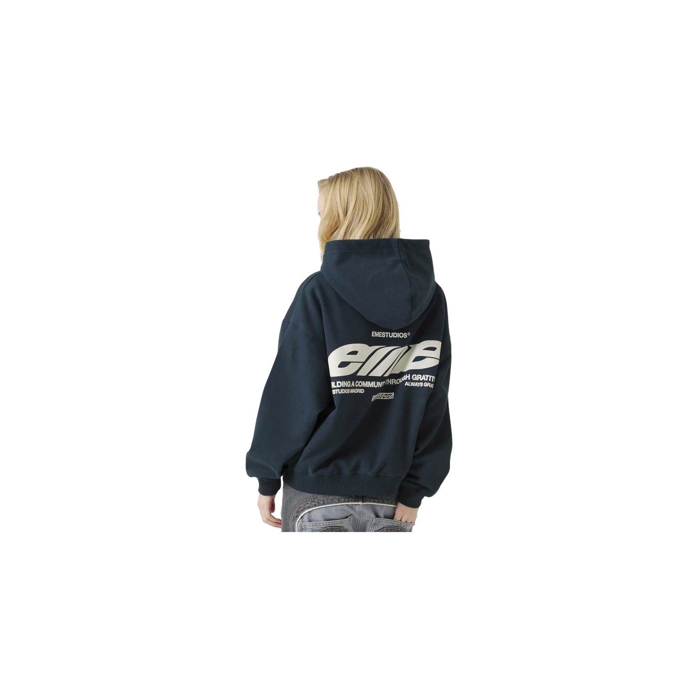 Eme Studios DNA Navy Oversized Hoodie