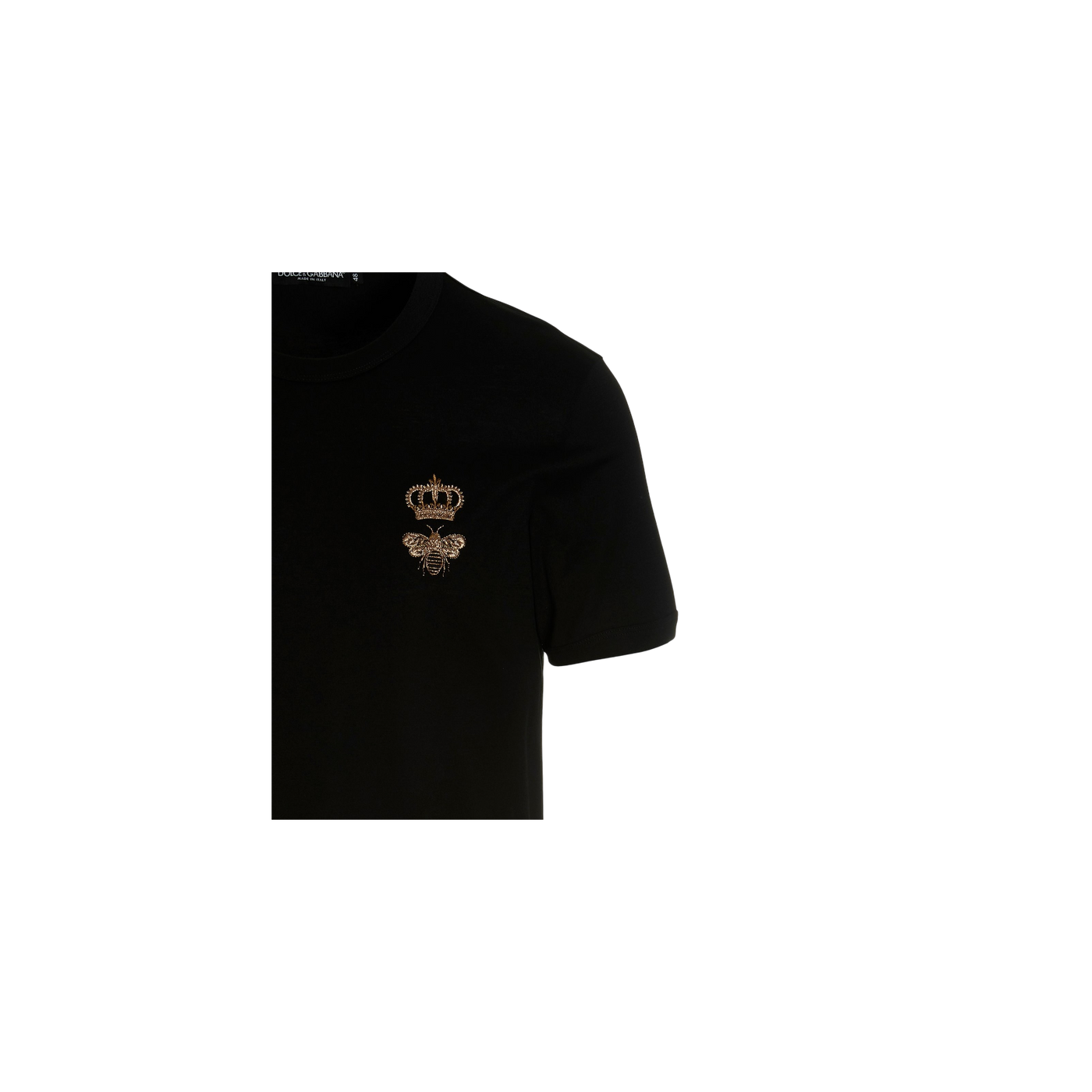 Dolce & Gabbana Sicily Crown Embroidered T-Shirt