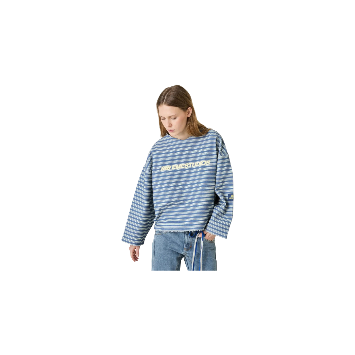 Eme Studios Dona Midnight Sky Reverse Crewneck