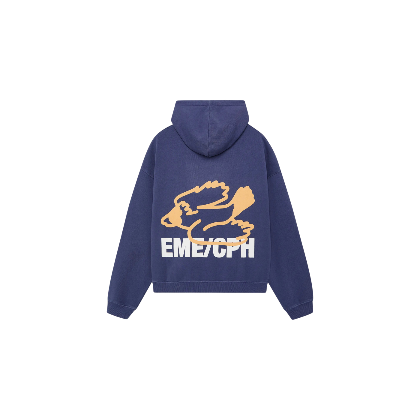 Eme Studios Due Navy Oversized Hoodie