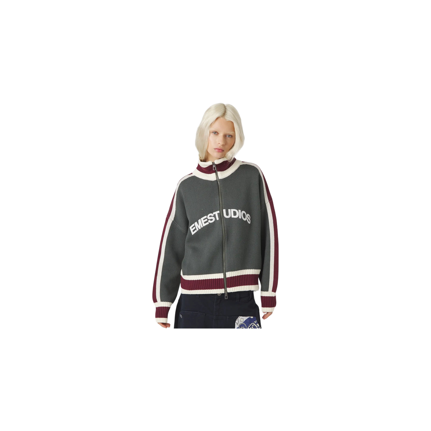 Eme Studios Echellor Forest Zipper Knit