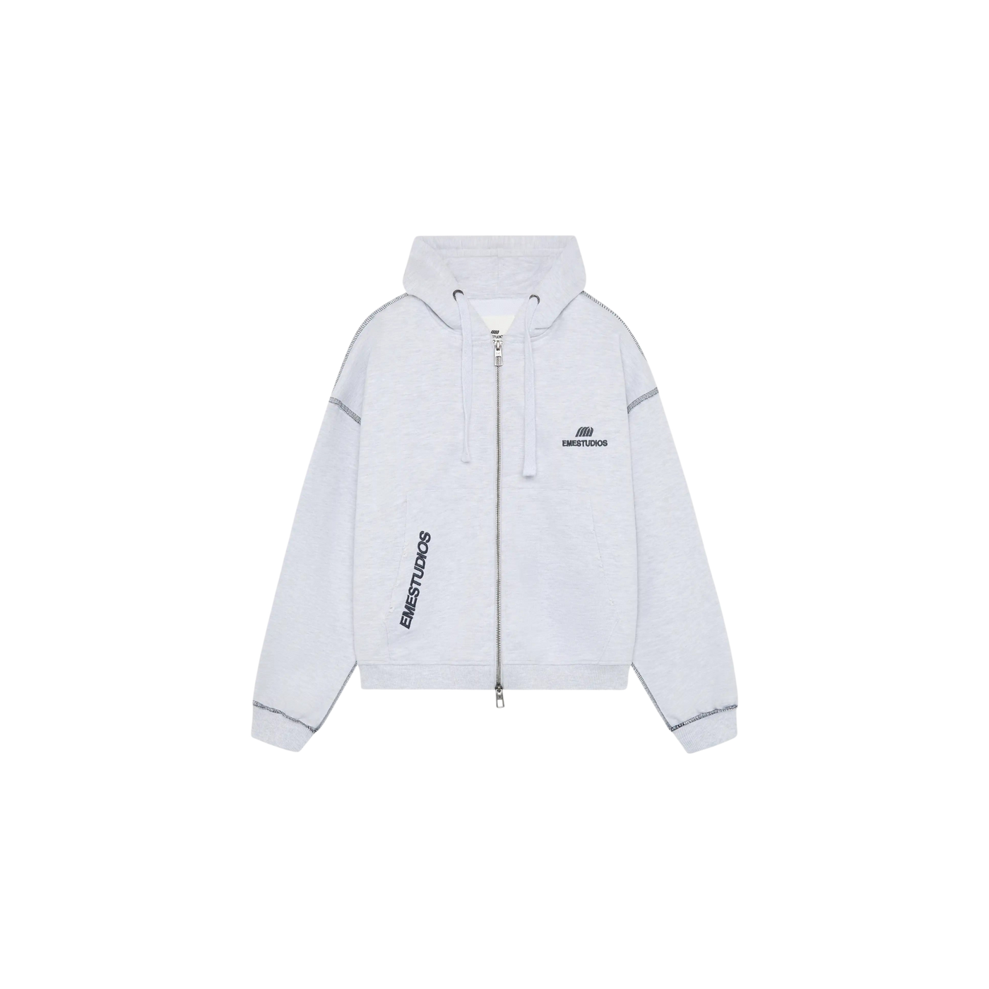 Eme Studios Edge Heather Grey Full Zip