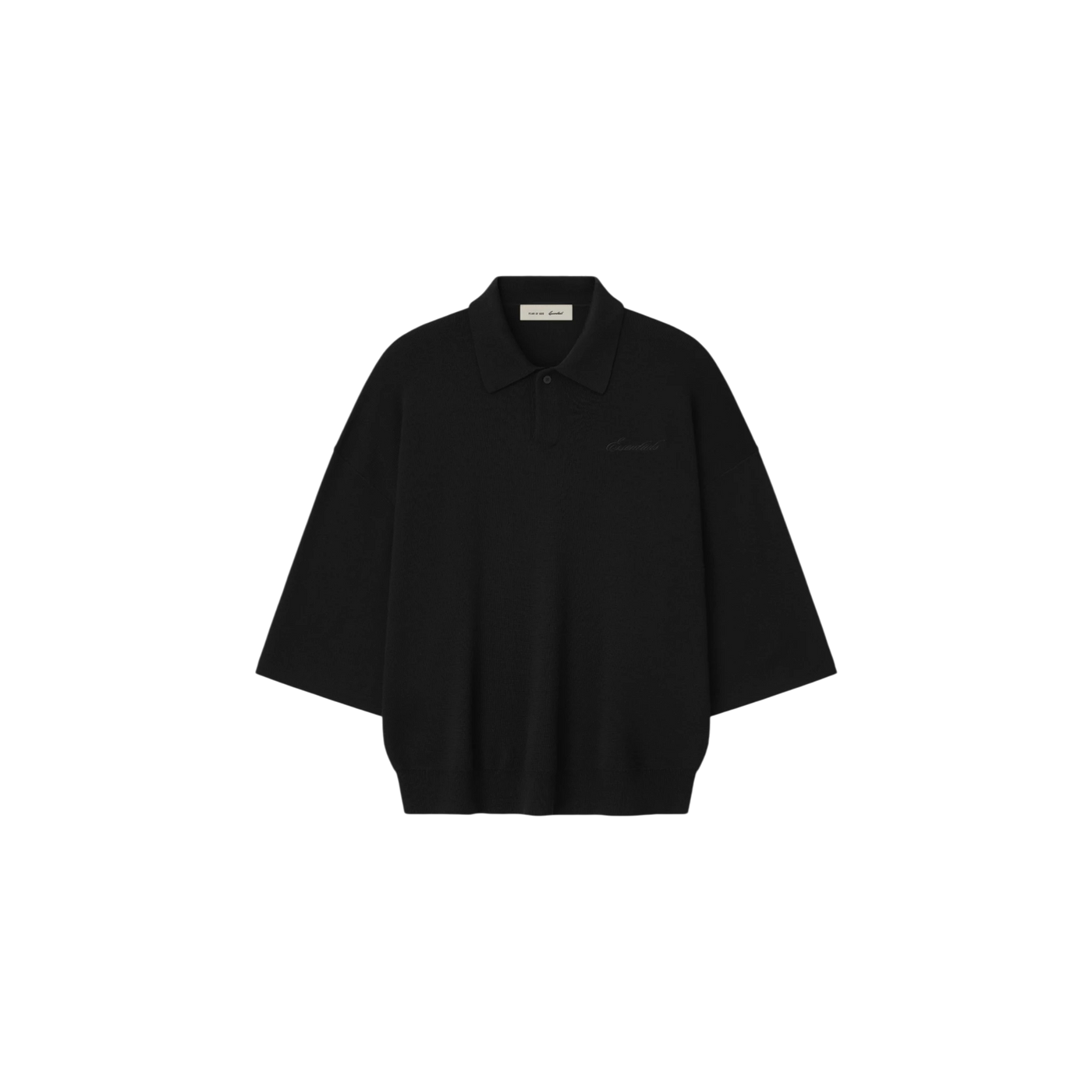 Fear of God Essentials Signature 3/4 Sleeve 90s Knit Polo
