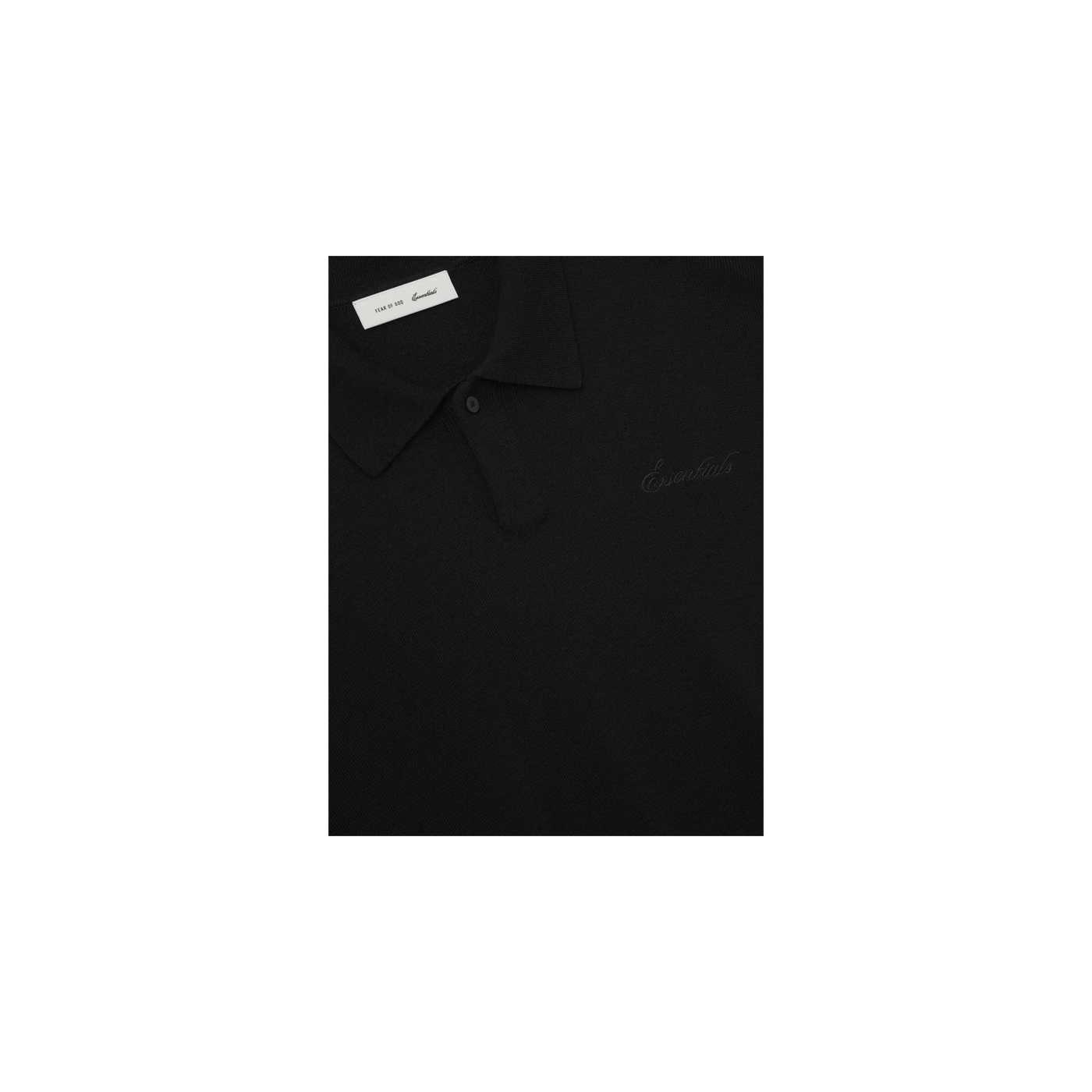 Fear of God Essentials Signature 3/4 Sleeve 90s Knit Polo